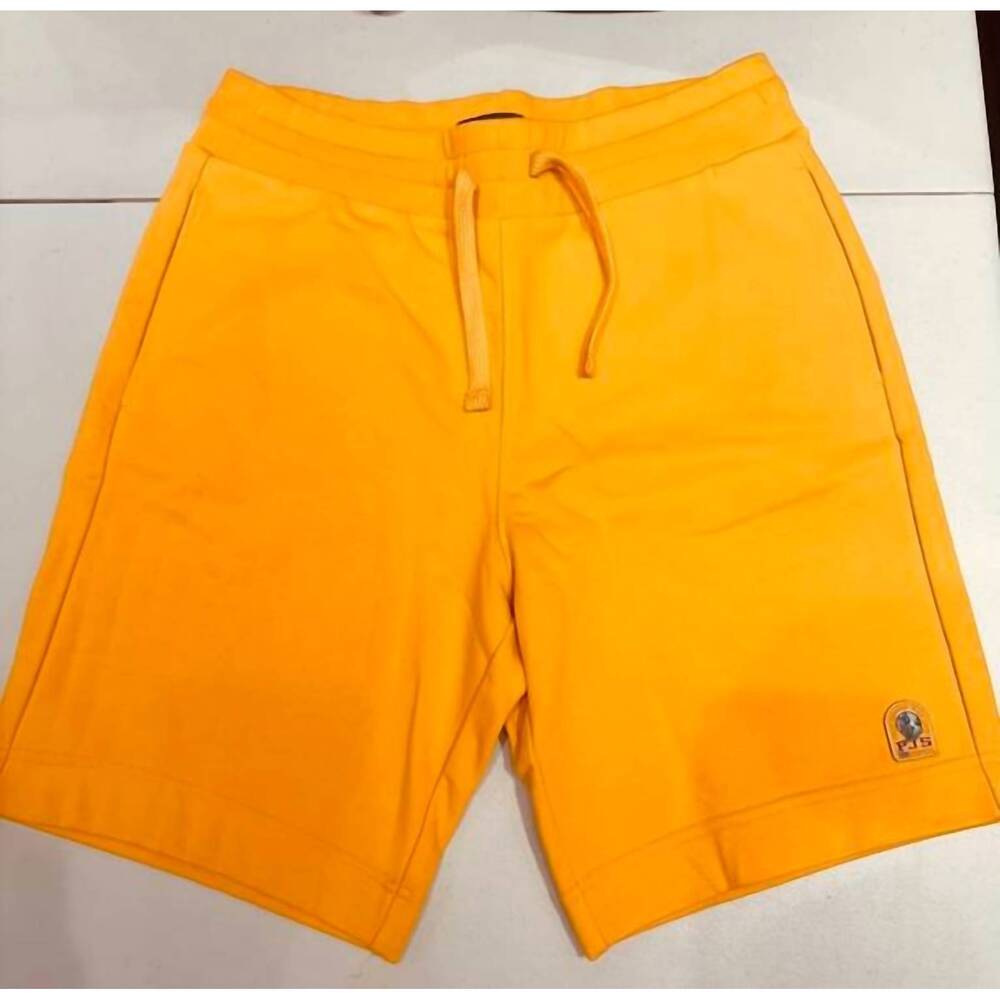 NEW PARAJUMPERS men's cairo easy shorts in yellow